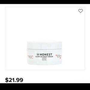 The Honest Company Glow On Body Cream - White